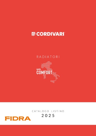 cordivari - listino comfort 2025